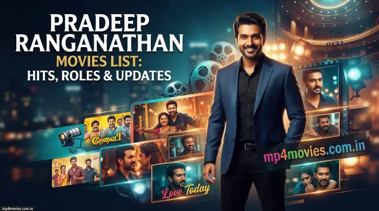 Pradeep Ranganathan Movies List: Hits, Roles & Updates Pradeep Ranganathan Movies